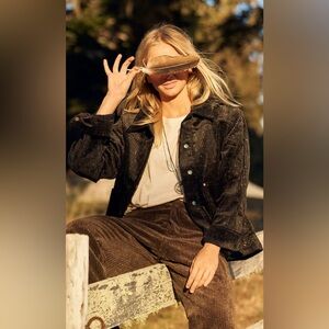 NWT WYTHE Donegal Corduroy Ranch Jacket in Night Sky